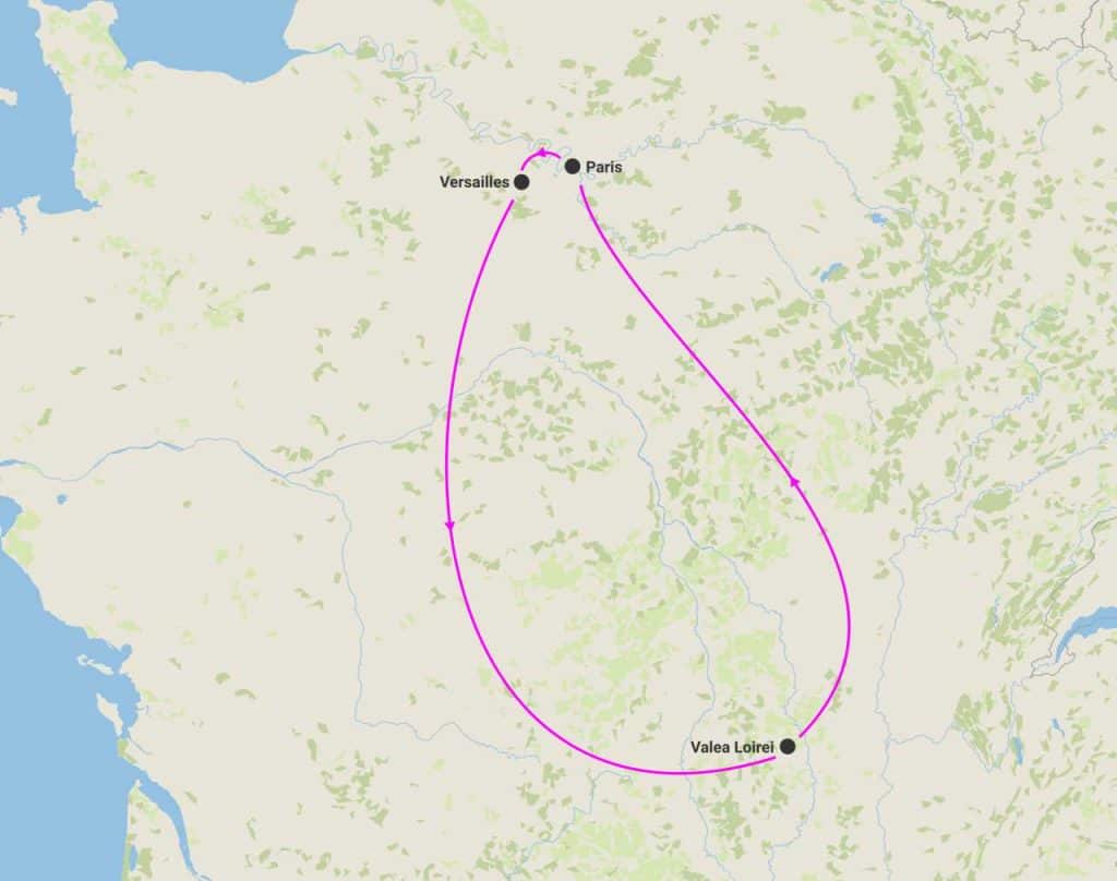 harta circuit paste in paris