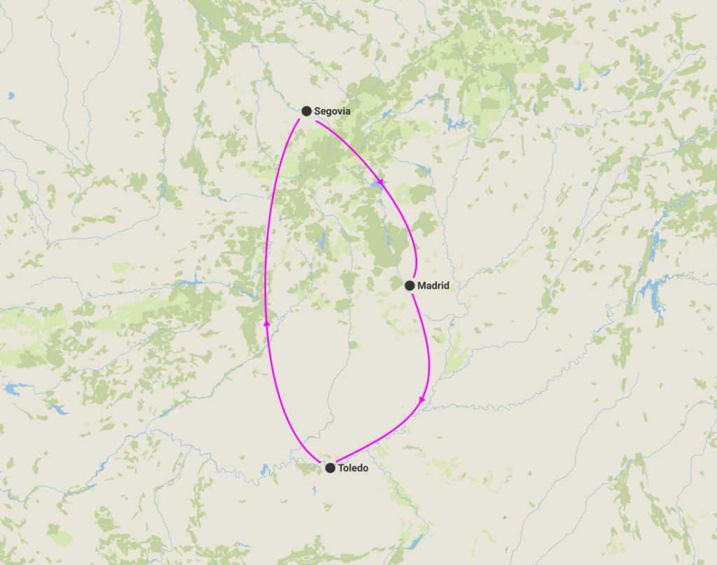 harta circuit revelion regal madrid