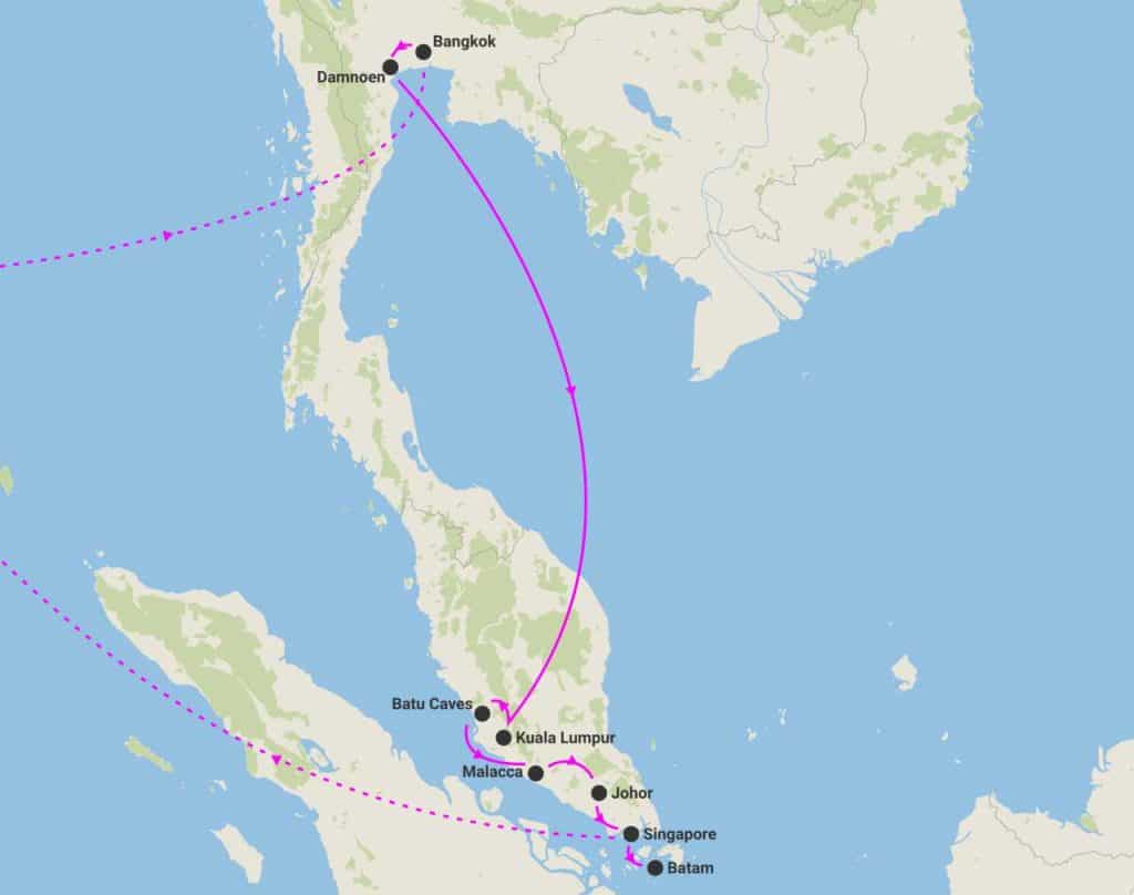 harta circuit thailanda singapore malaezia indonezia 1